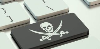 5 Red Flags: How to Know If a Streaming Site Is Illegal keyboard with pirate key - red flags to avoid pirate websites