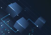 How Blockchain Technology Could Help Combat Digital Piracy A collection of abstract blue cubes set against a dark backdrop, emphasizing depth and geometric design.